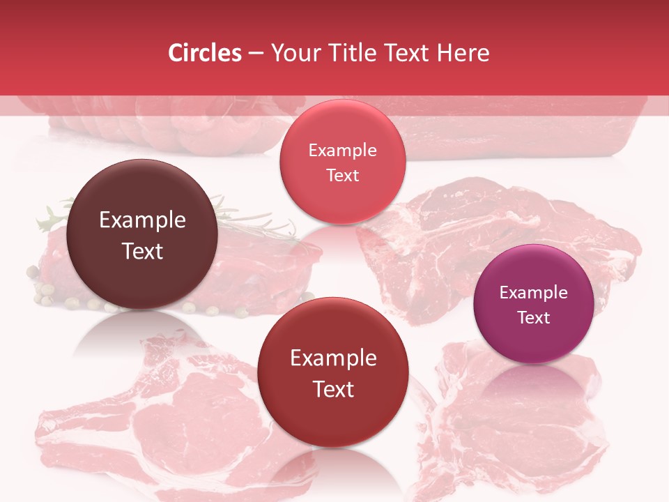 Steak Raw Meat PowerPoint Template