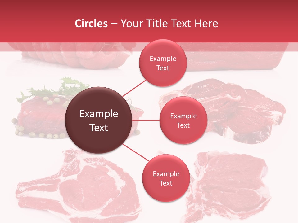 Steak Raw Meat PowerPoint Template