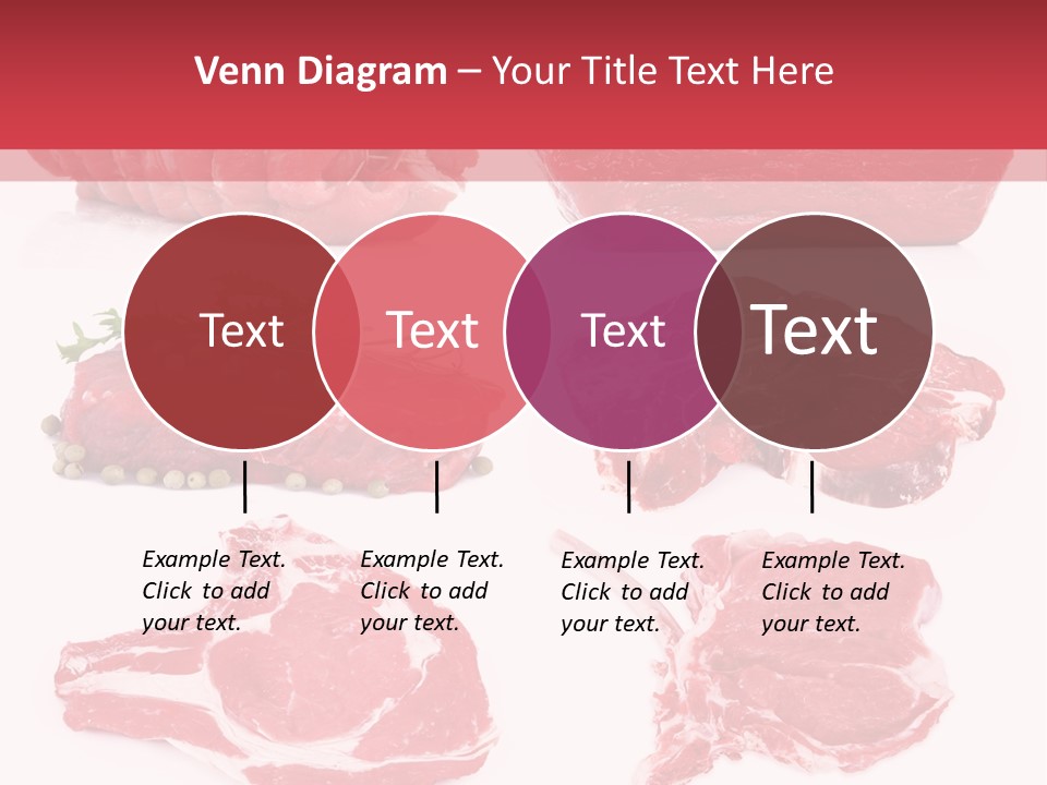 Steak Raw Meat PowerPoint Template