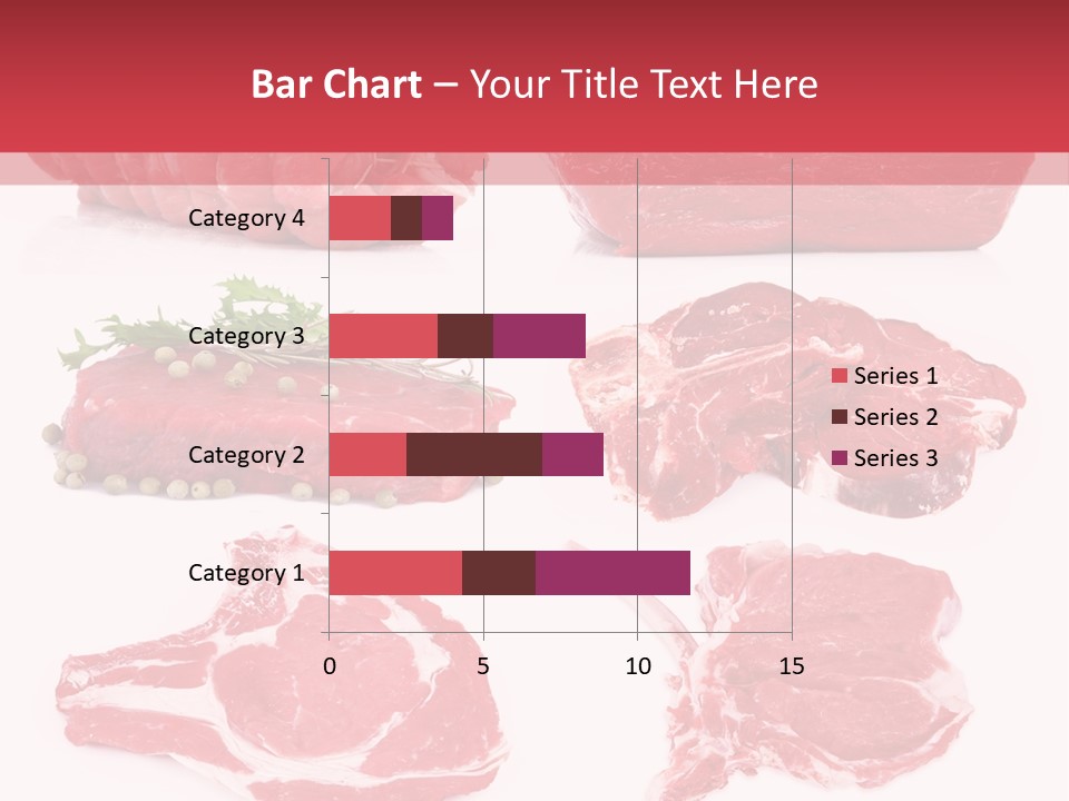 Steak Raw Meat PowerPoint Template