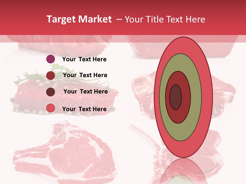 Steak Raw Meat PowerPoint Template