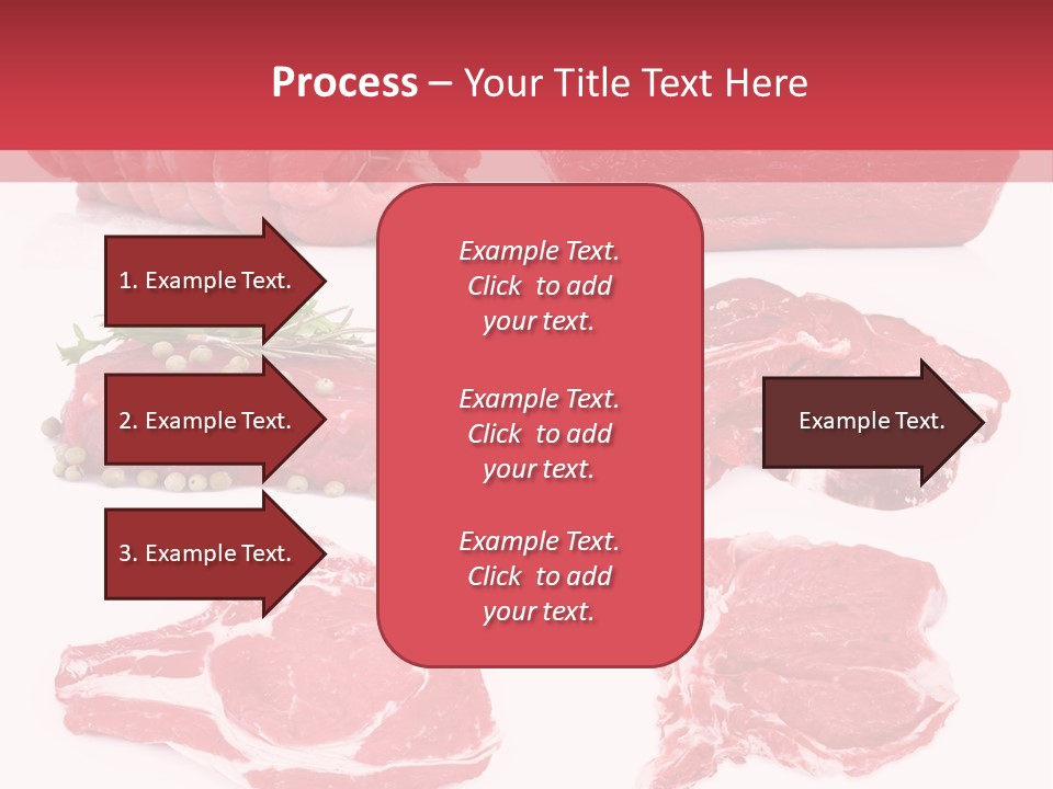 Steak Raw Meat PowerPoint Template
