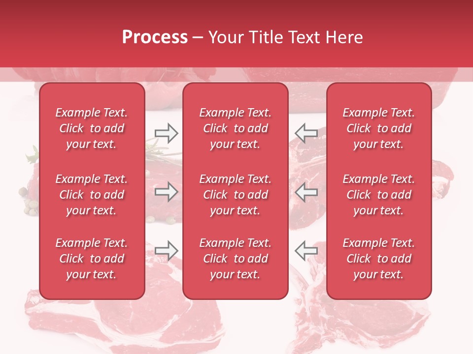 Steak Raw Meat PowerPoint Template