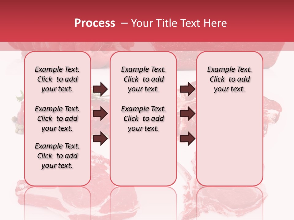 Steak Raw Meat PowerPoint Template