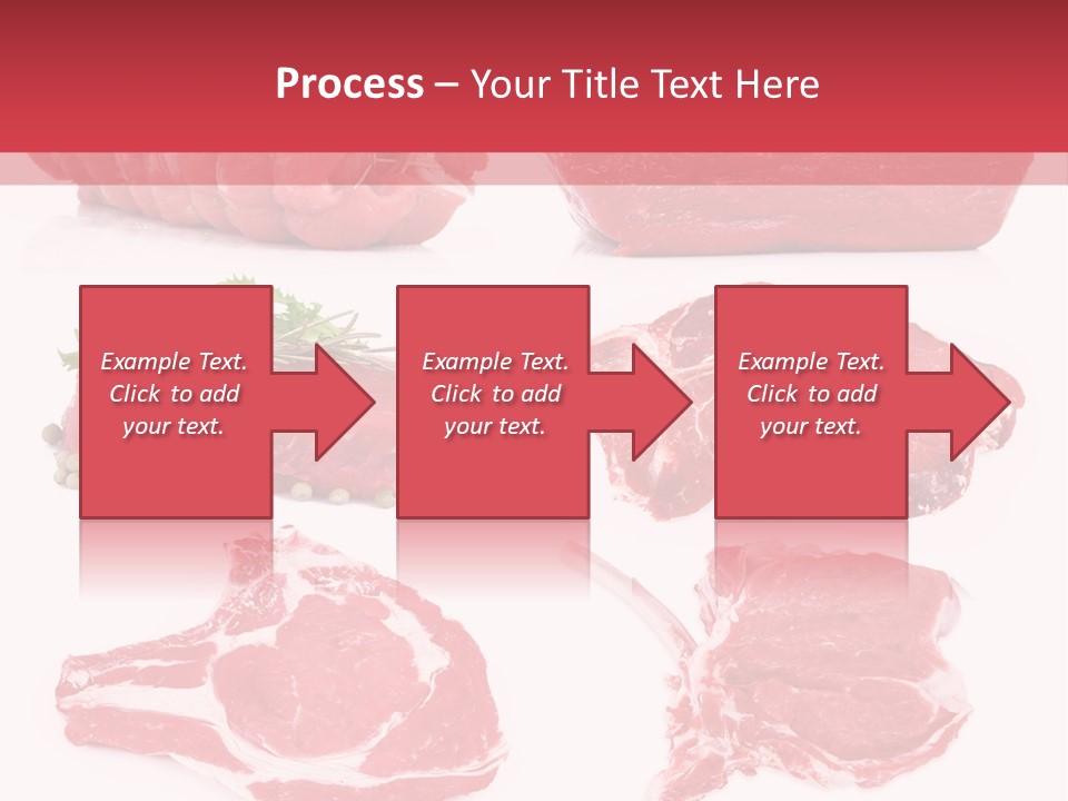 Steak Raw Meat PowerPoint Template