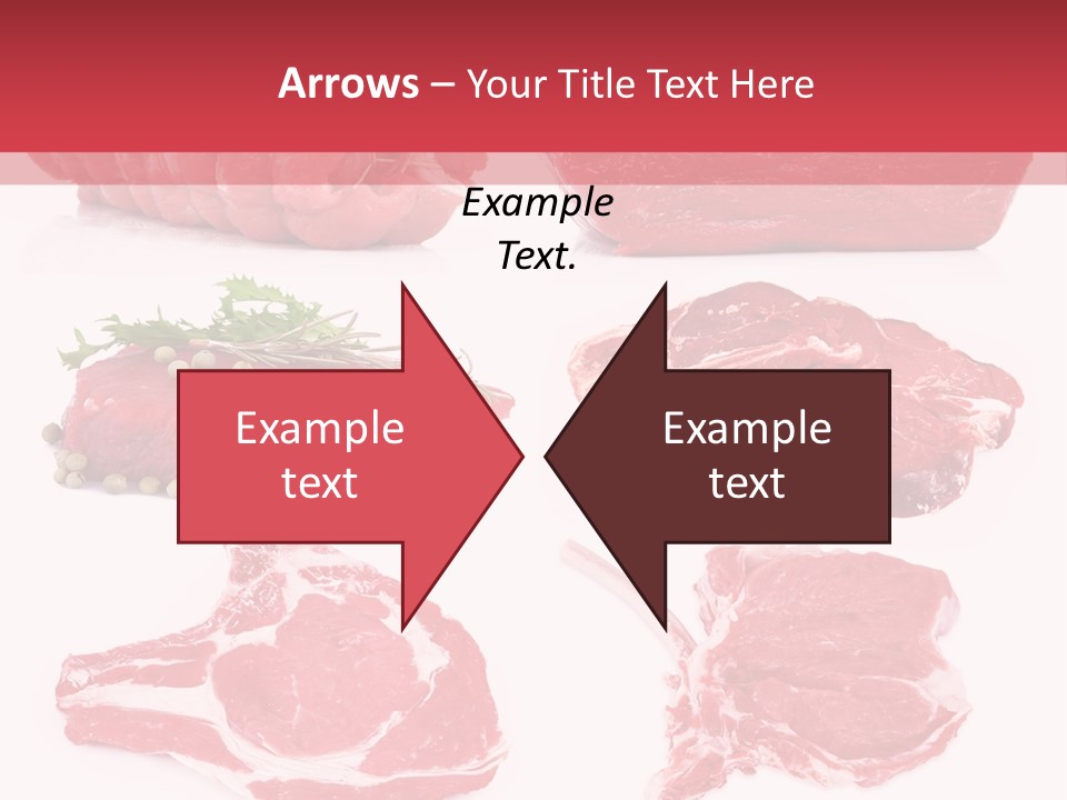 Steak Raw Meat PowerPoint Template
