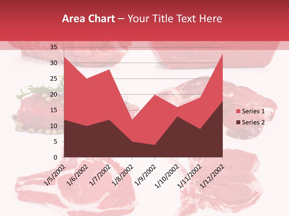 Steak Raw Meat PowerPoint Template