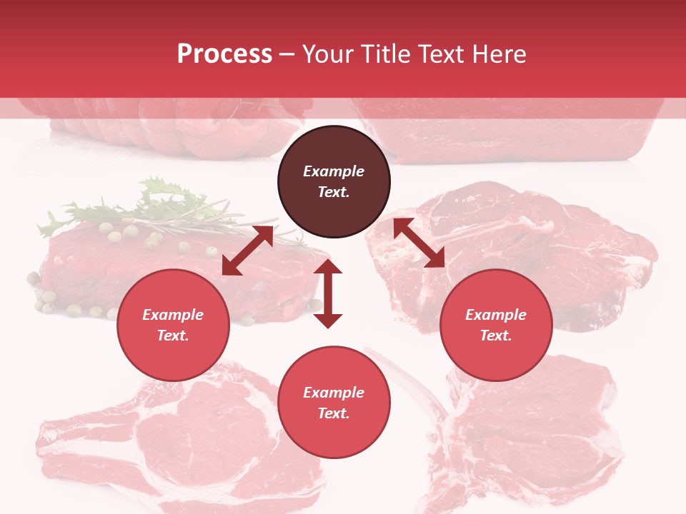 Steak Raw Meat PowerPoint Template