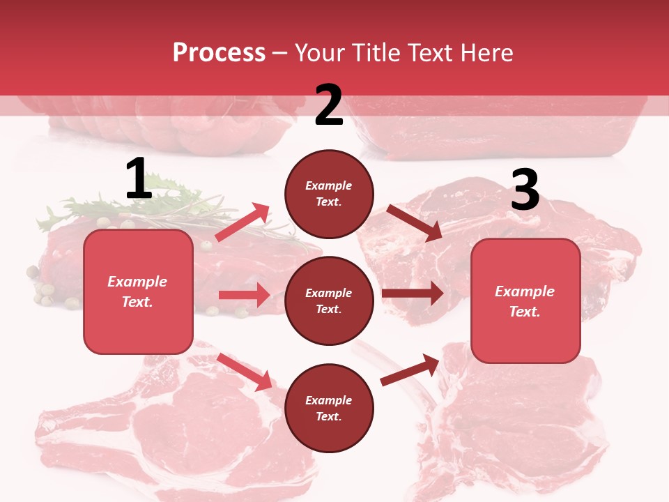 Steak Raw Meat PowerPoint Template
