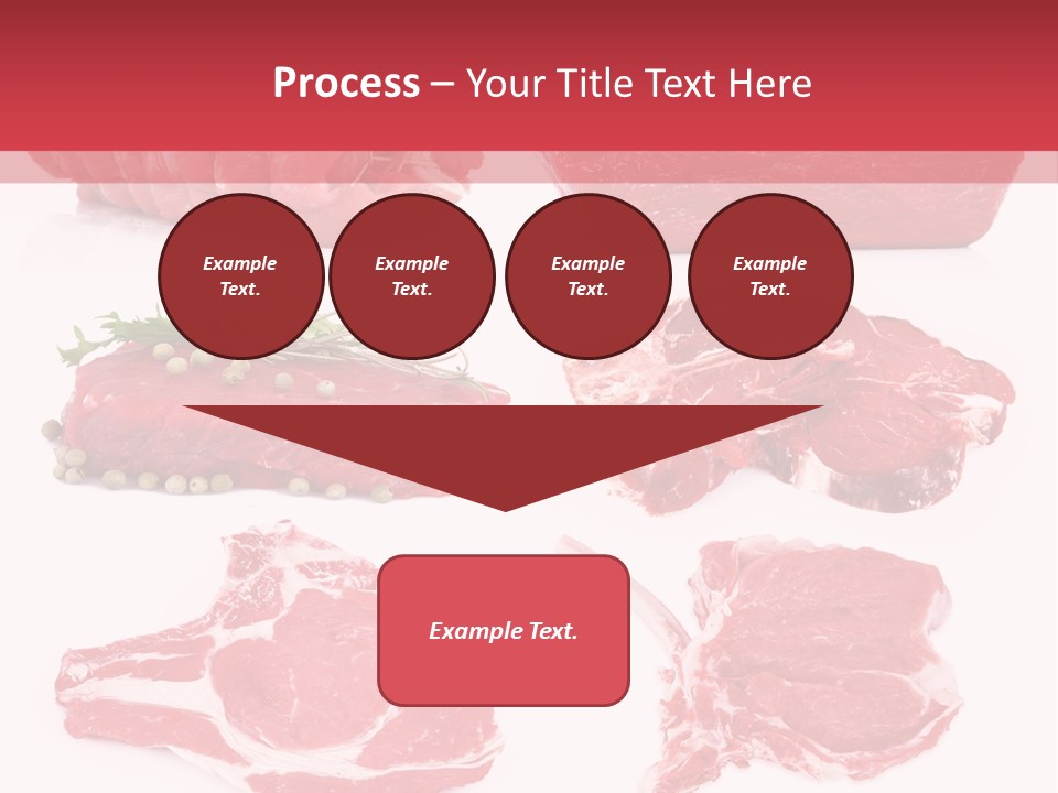 Steak Raw Meat PowerPoint Template