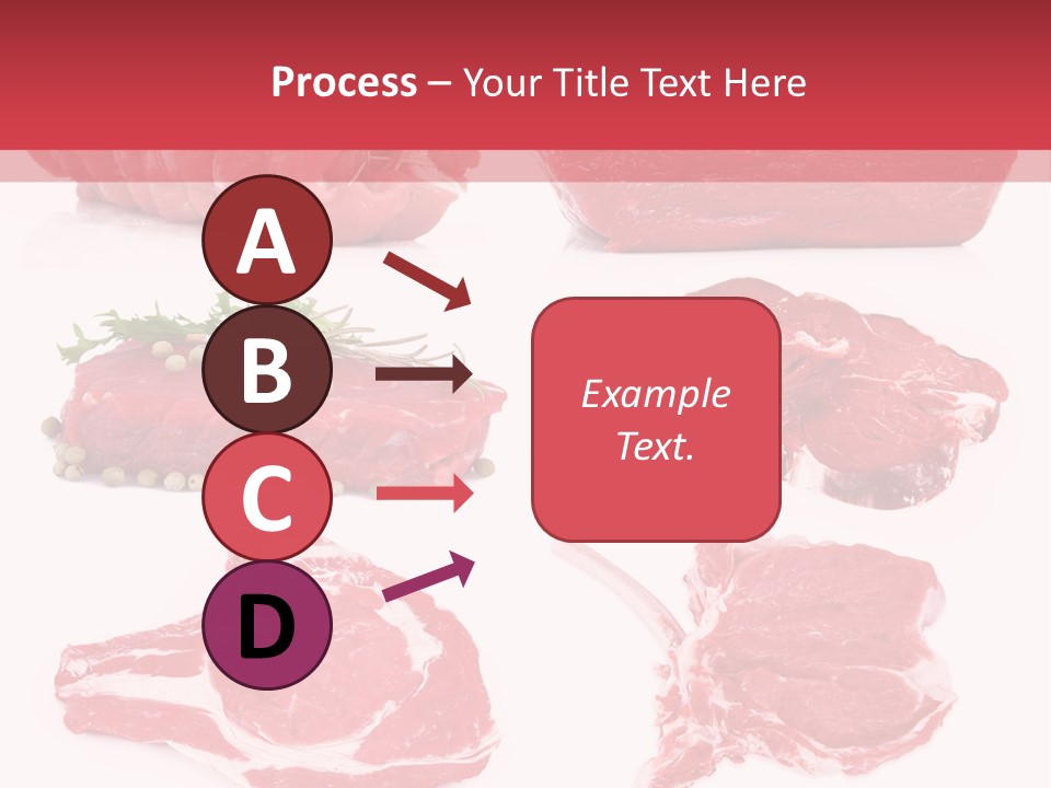 Steak Raw Meat PowerPoint Template