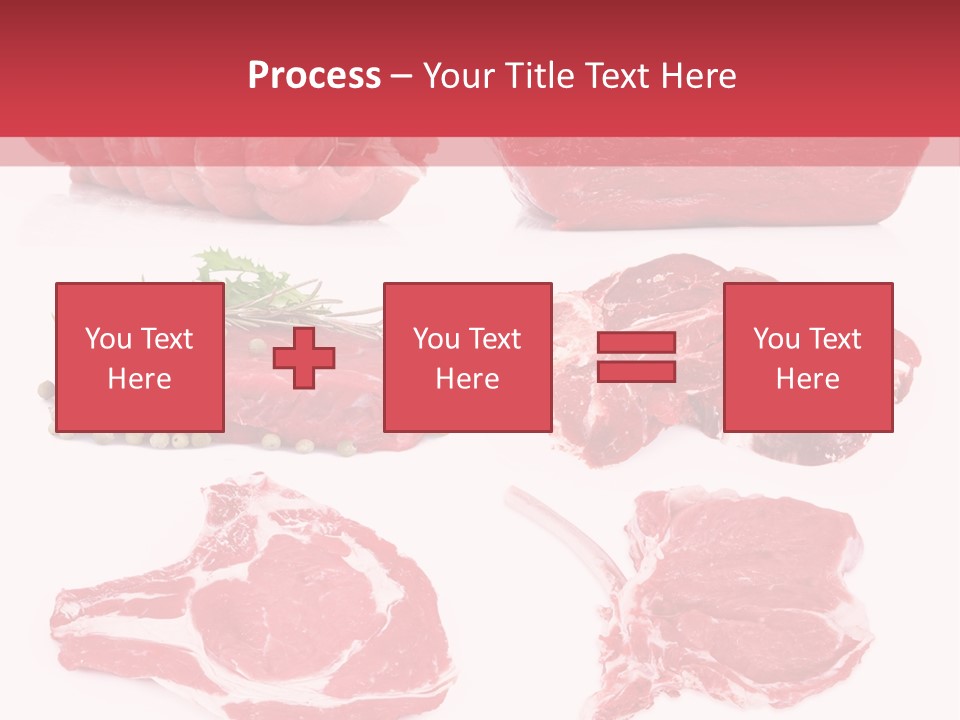 Steak Raw Meat PowerPoint Template