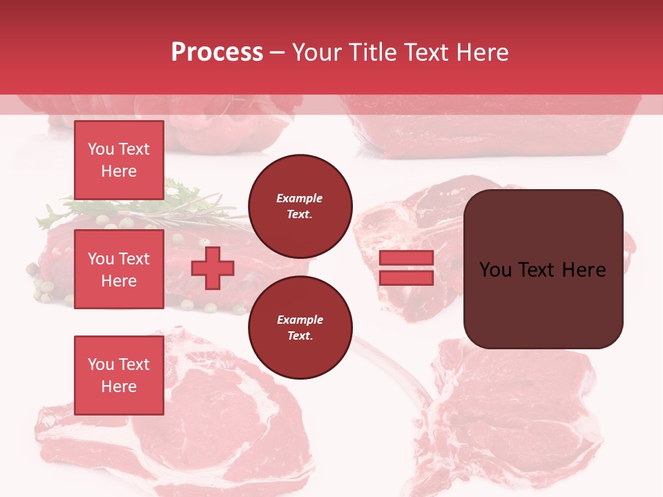 Steak Raw Meat PowerPoint Template