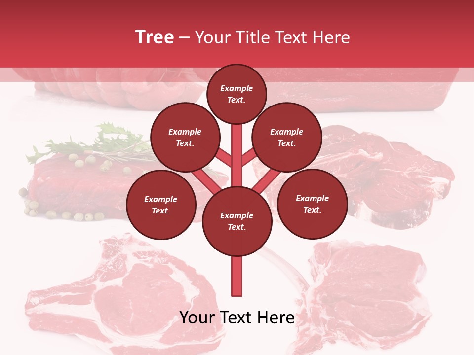 Steak Raw Meat PowerPoint Template