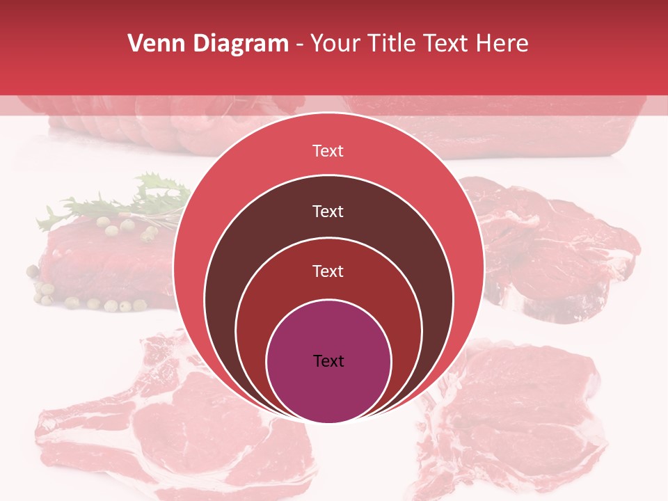 Steak Raw Meat PowerPoint Template