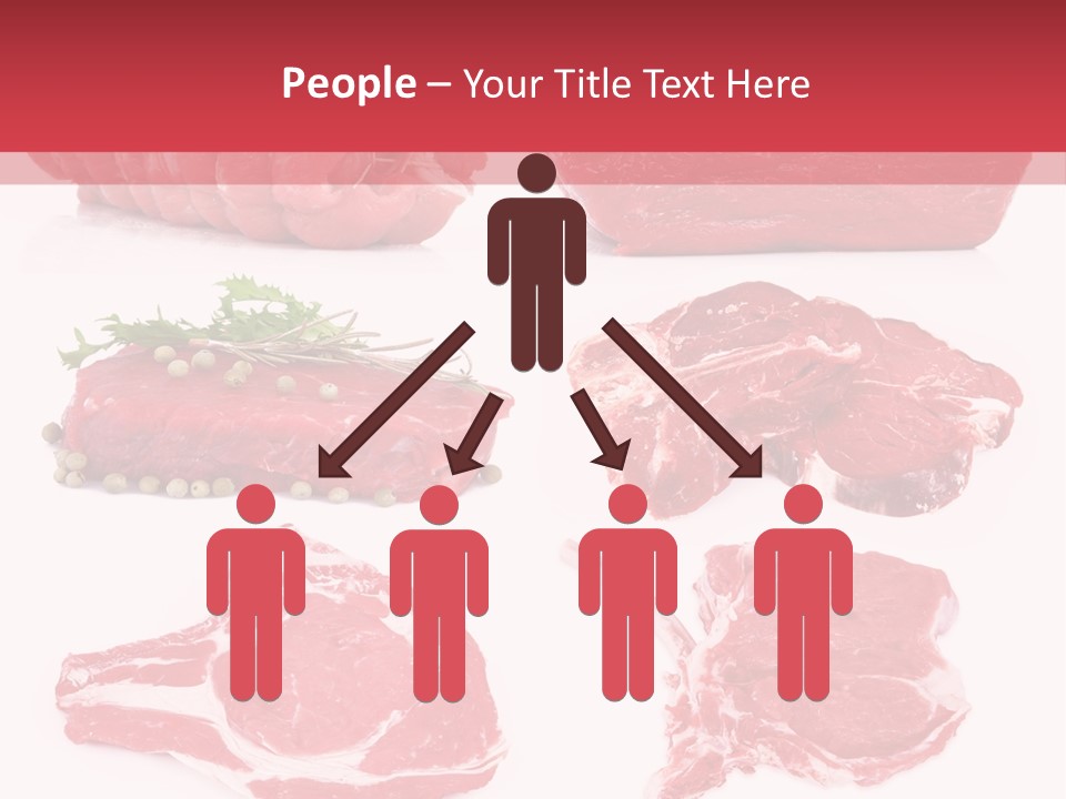 Steak Raw Meat PowerPoint Template