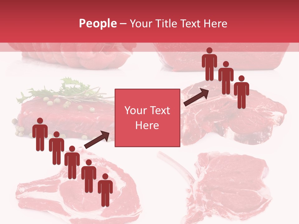 Steak Raw Meat PowerPoint Template