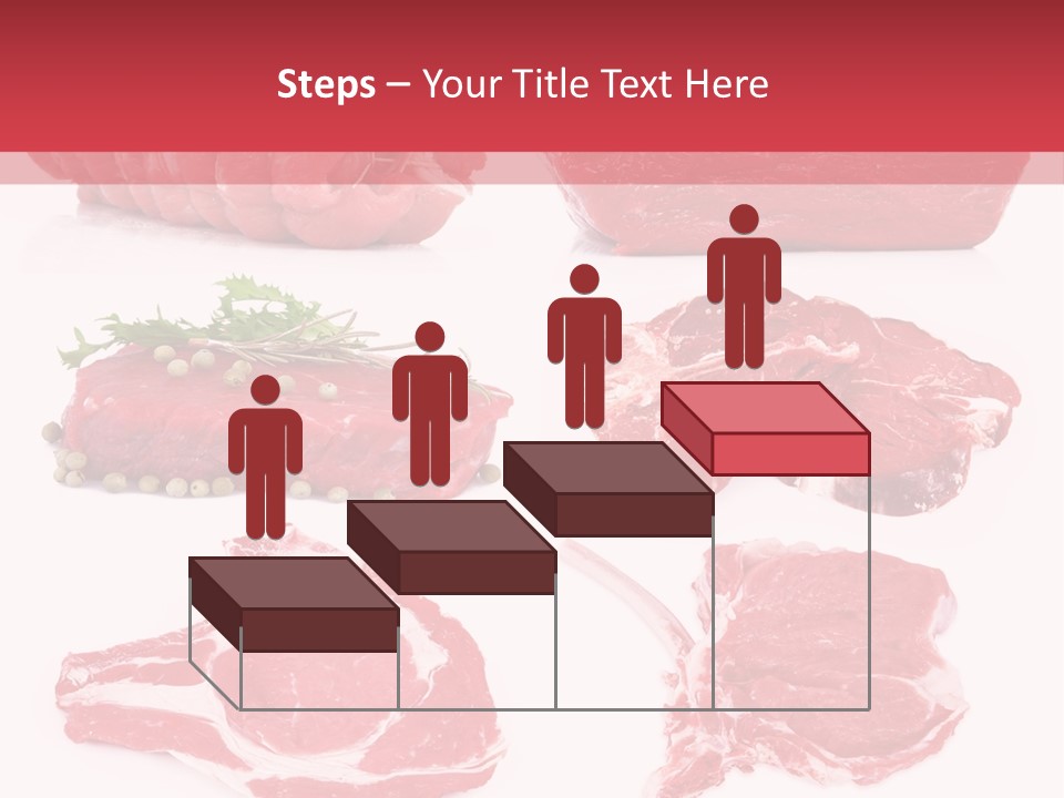 Steak Raw Meat PowerPoint Template