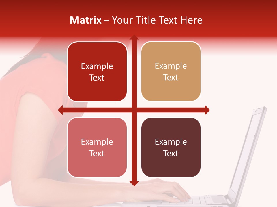 Smile Women Lying PowerPoint Template