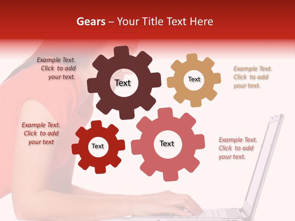 Smile Women Lying PowerPoint Template