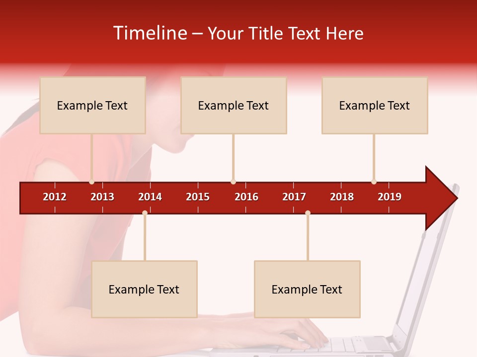 Smile Women Lying PowerPoint Template