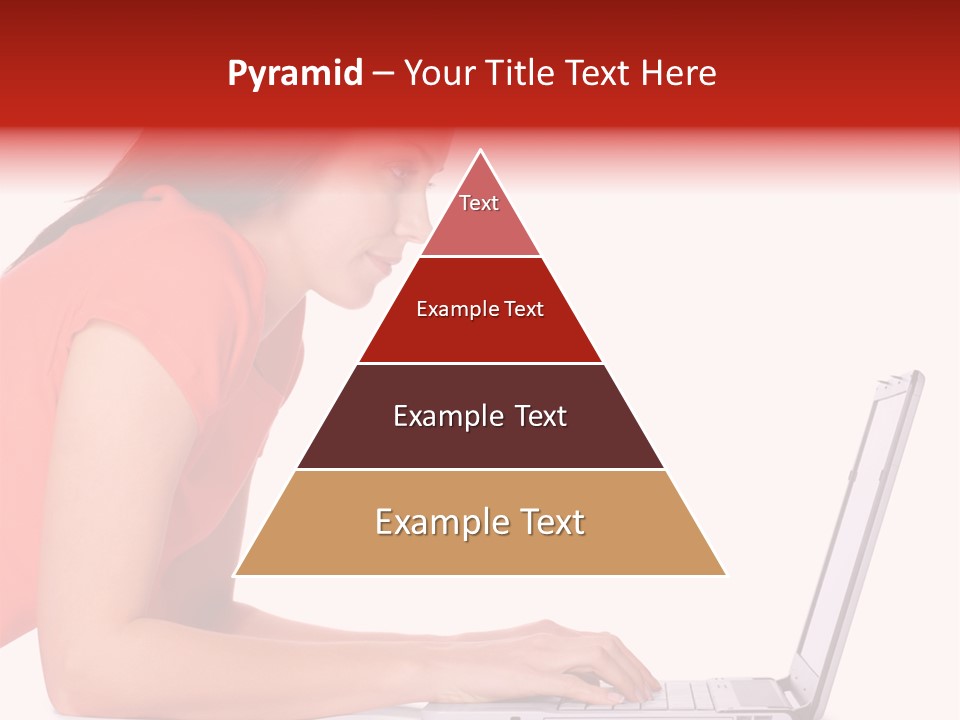 Smile Women Lying PowerPoint Template