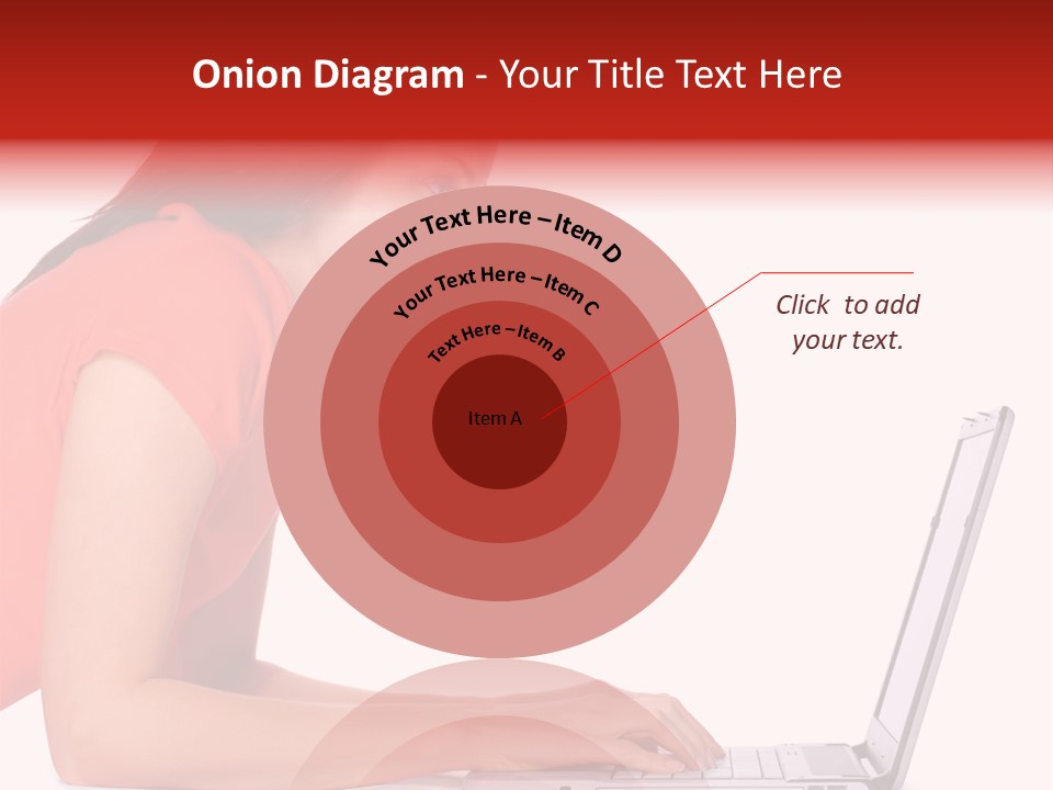 Smile Women Lying PowerPoint Template