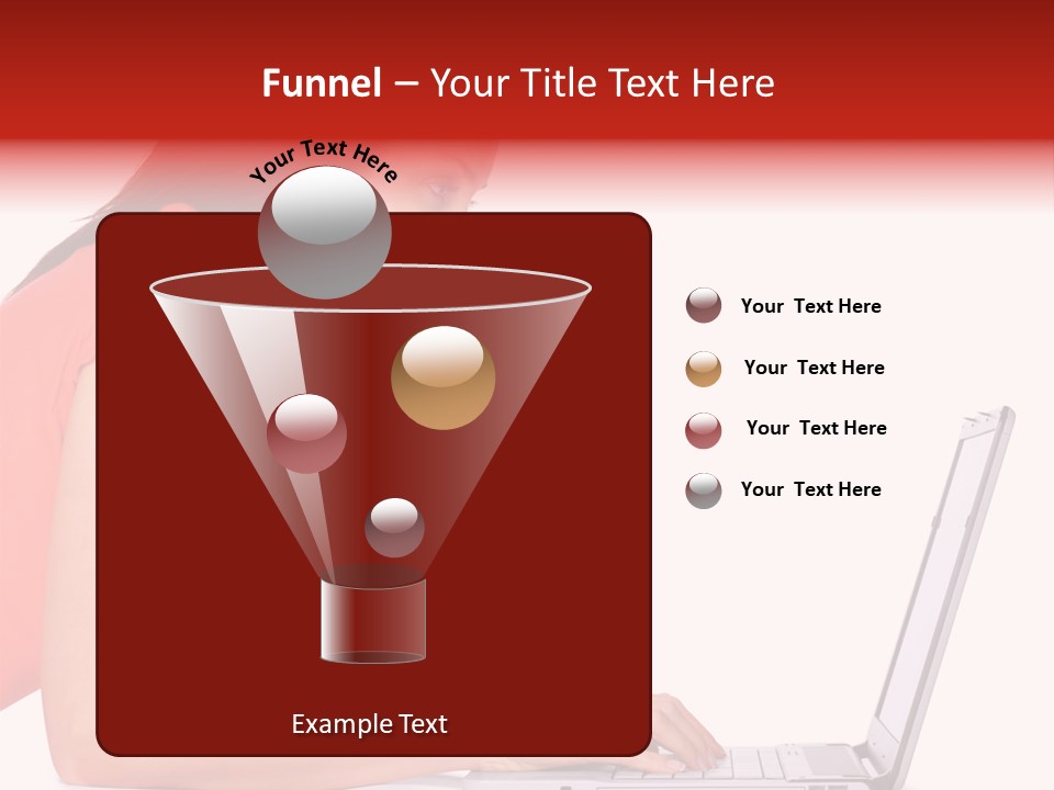 Smile Women Lying PowerPoint Template