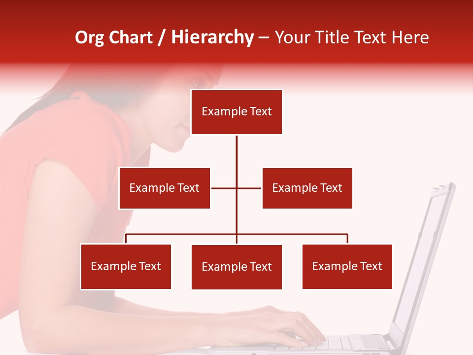 Smile Women Lying PowerPoint Template