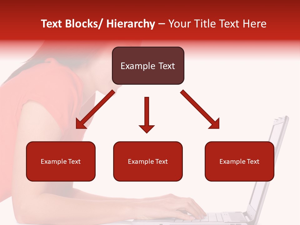 Smile Women Lying PowerPoint Template