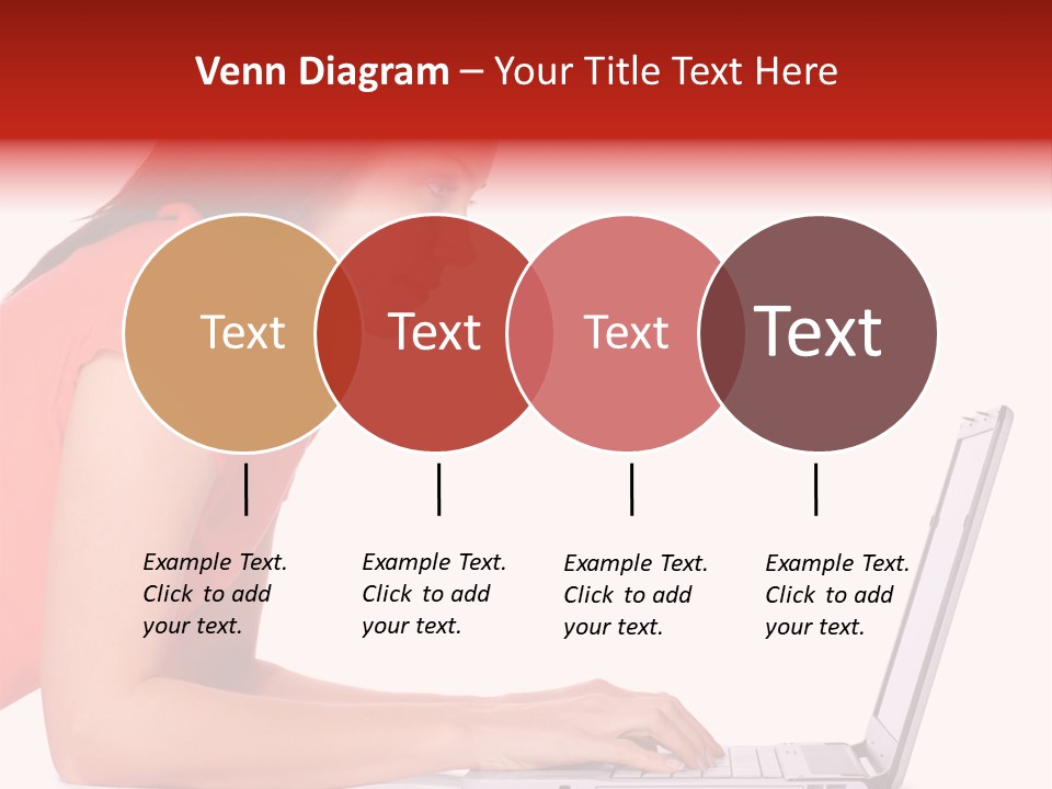 Smile Women Lying PowerPoint Template