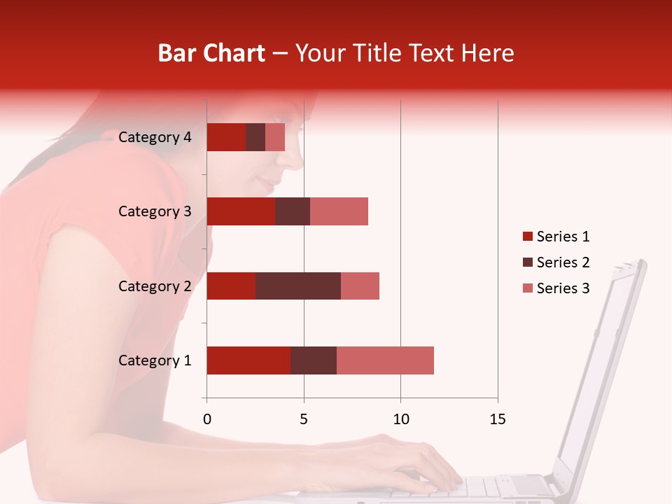 Smile Women Lying PowerPoint Template