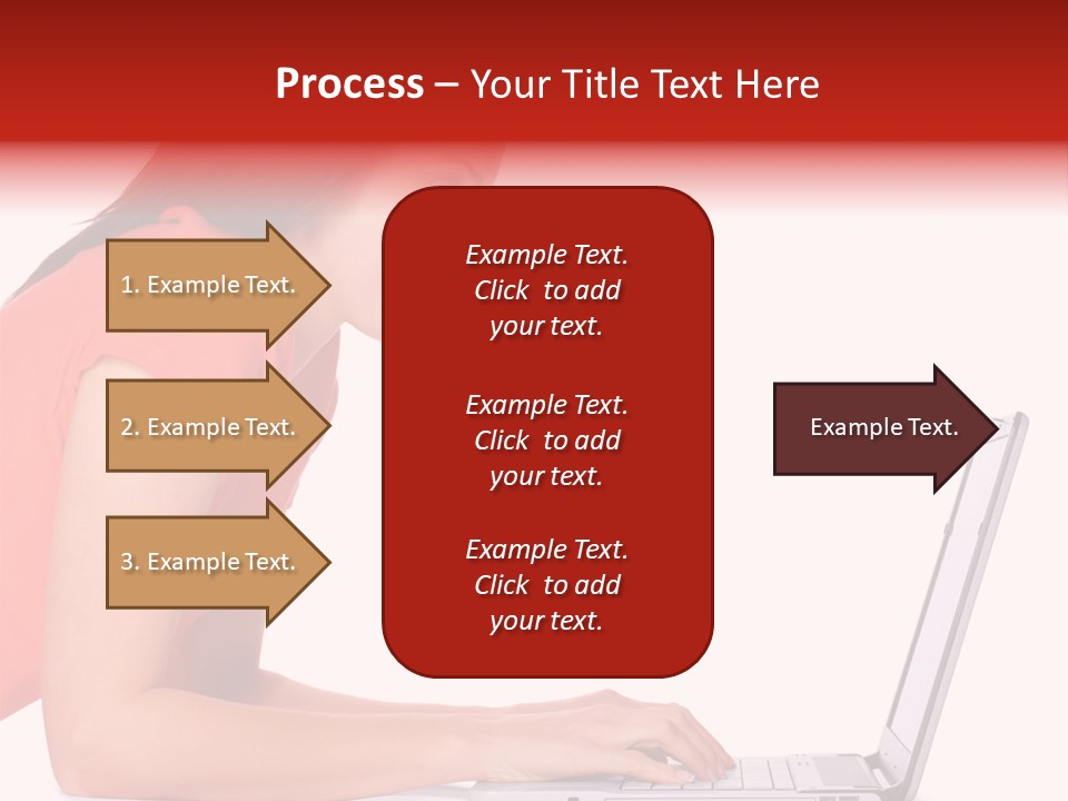 Smile Women Lying PowerPoint Template