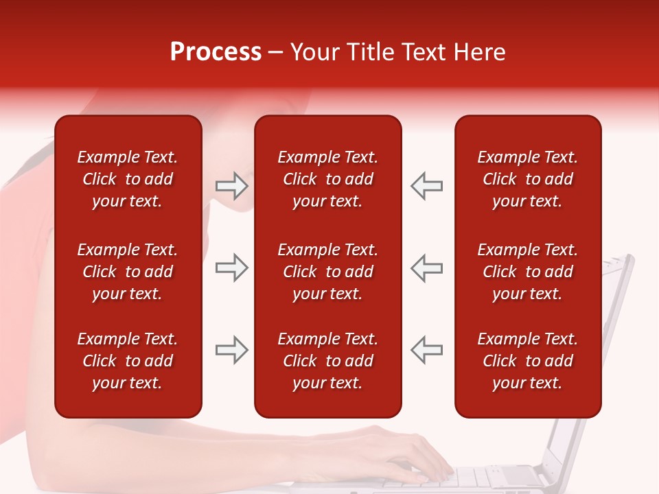 Smile Women Lying PowerPoint Template