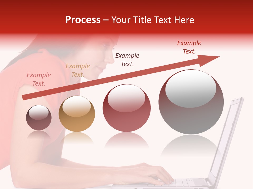 Smile Women Lying PowerPoint Template