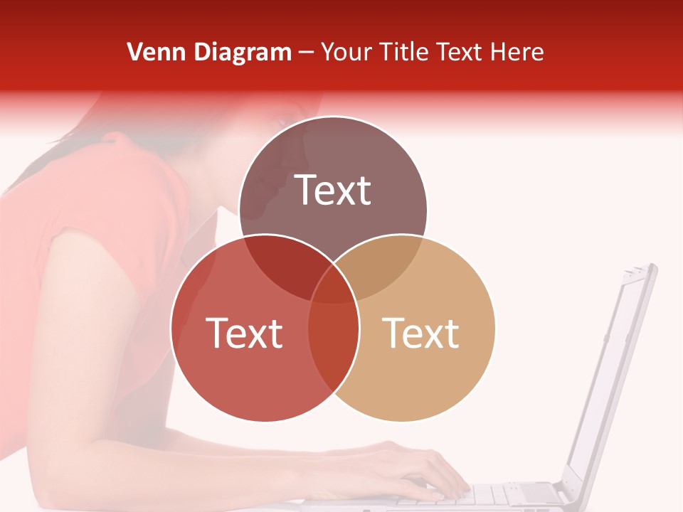 Smile Women Lying PowerPoint Template