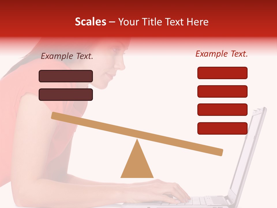 Smile Women Lying PowerPoint Template
