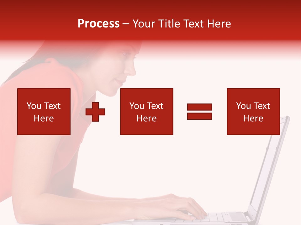 Smile Women Lying PowerPoint Template