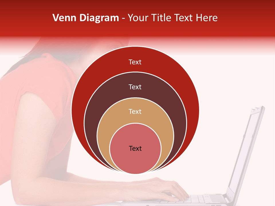 Smile Women Lying PowerPoint Template