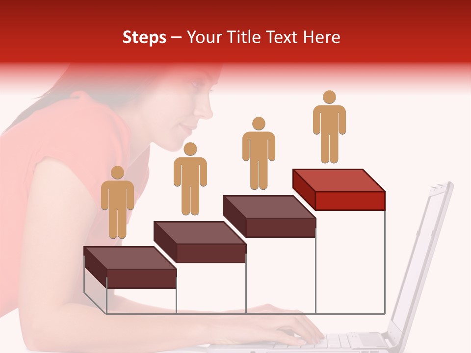 Smile Women Lying PowerPoint Template