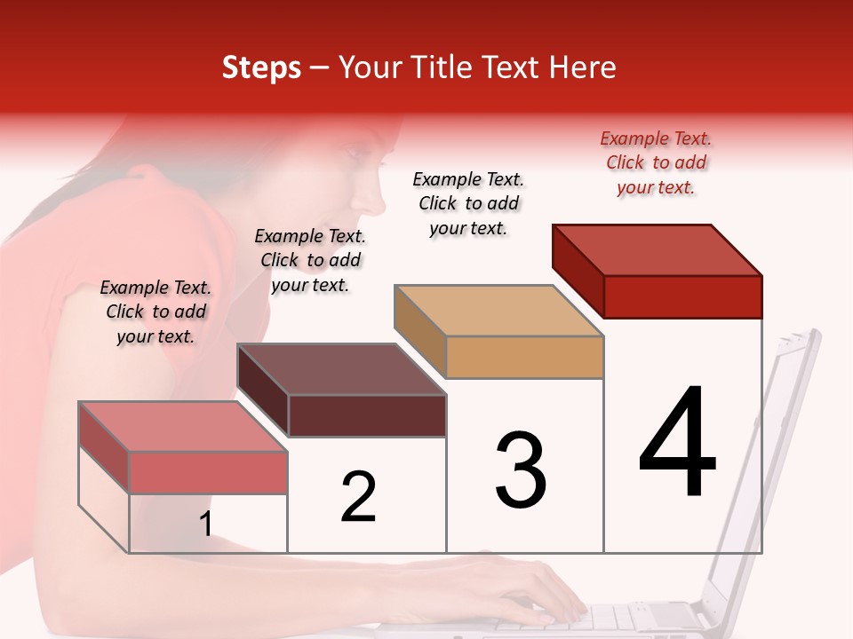 Smile Women Lying PowerPoint Template