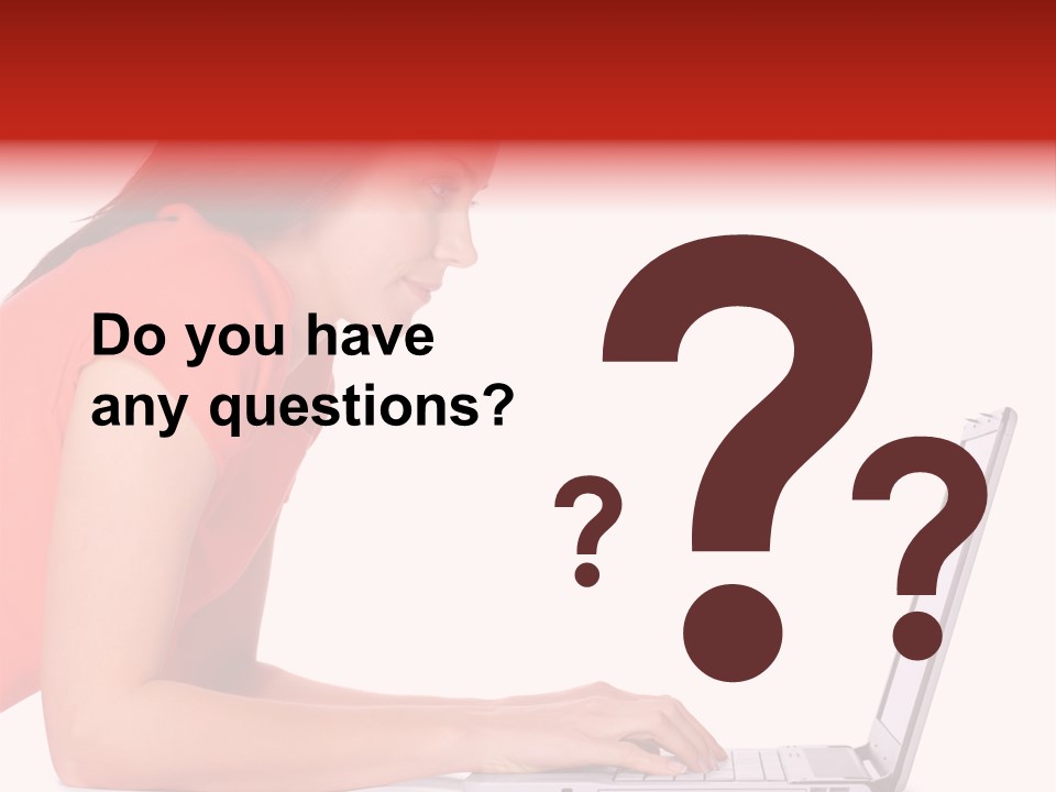 Smile Women Lying PowerPoint Template