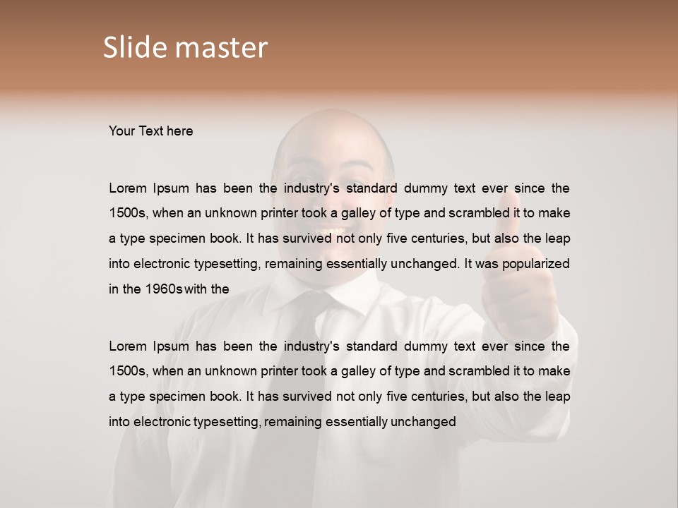 Good Portrait Success PowerPoint Template