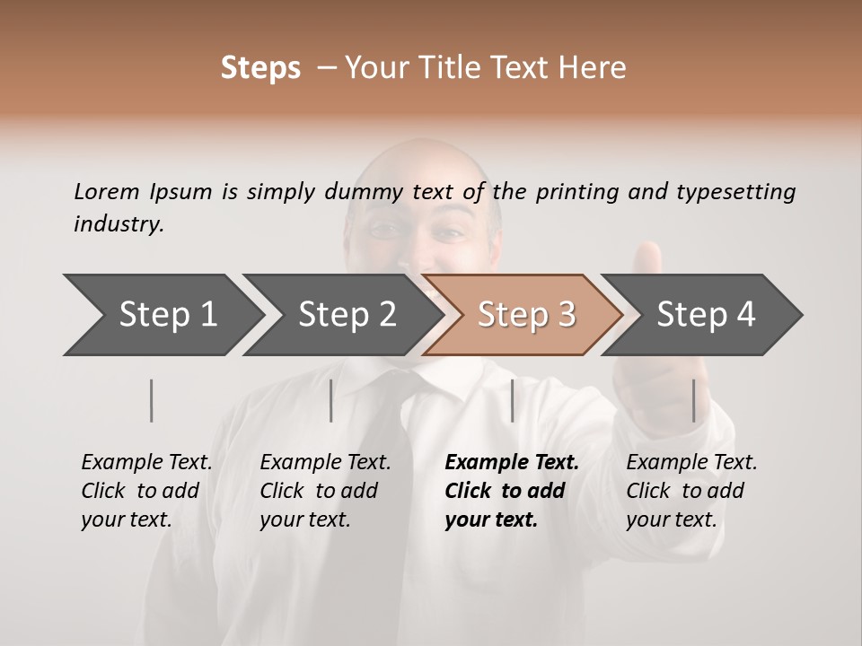 Good Portrait Success PowerPoint Template