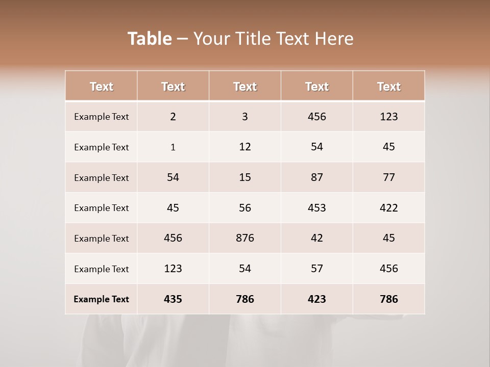 Good Portrait Success PowerPoint Template