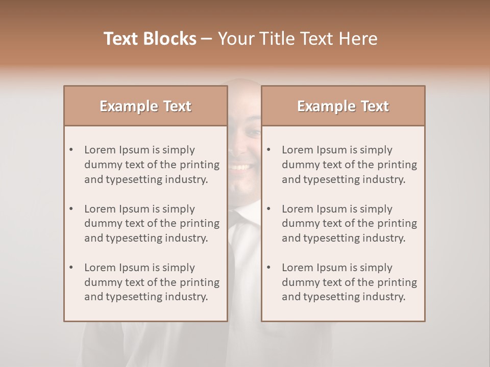 Good Portrait Success PowerPoint Template