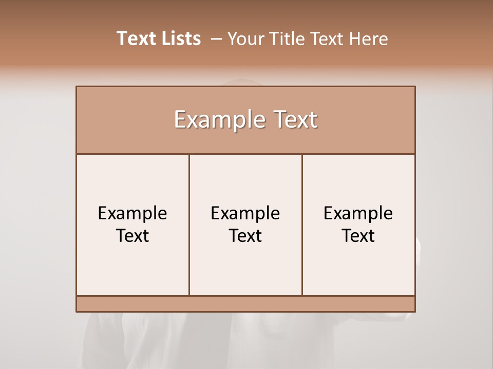 Good Portrait Success PowerPoint Template