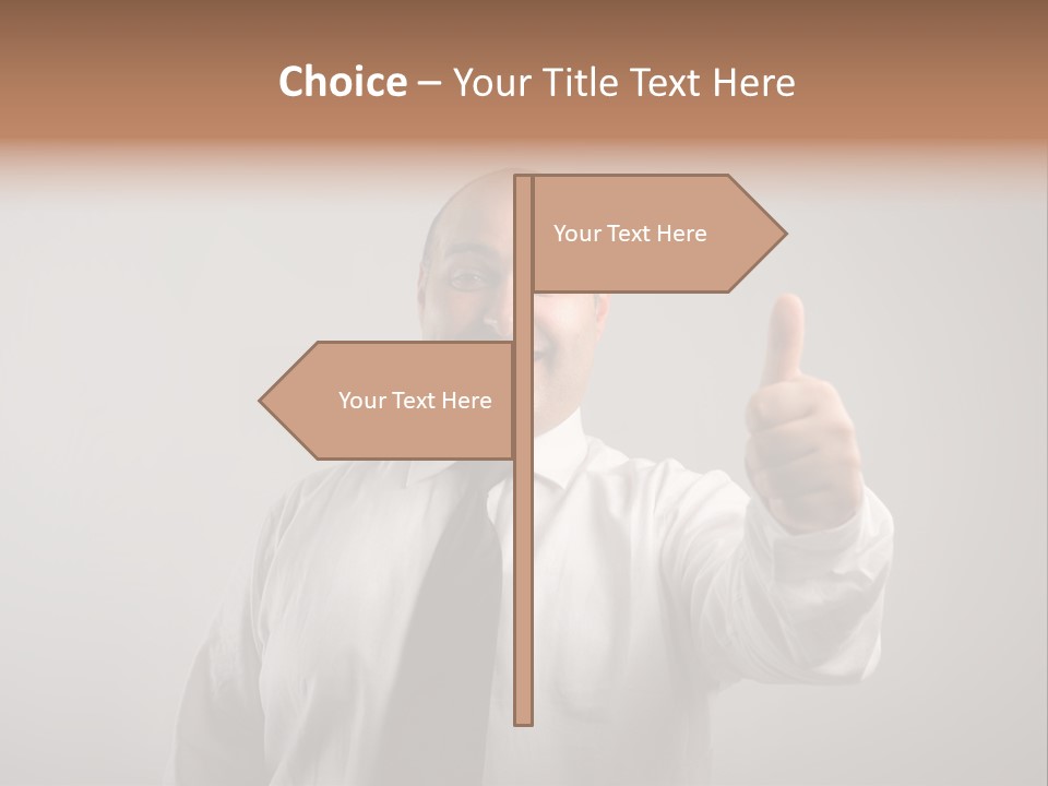 Good Portrait Success PowerPoint Template