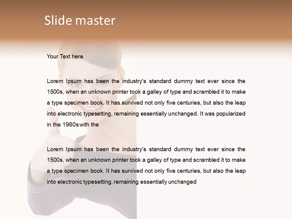 Greeting White One PowerPoint Template