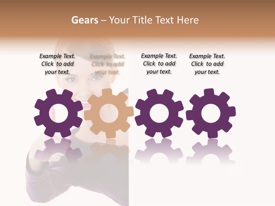 Greeting White One PowerPoint Template